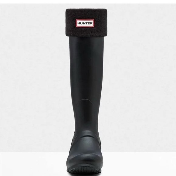 Hunter Boot Black Fleece Socks! - Picture 4 of 8